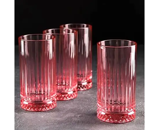 Стакан для сока Pasabahce ELYSIA PEMBE 95200153 450мл розовый