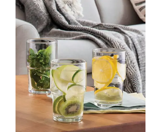 კოქტეილის ჭიქების ნაკრები Pasabahce HILL 9420204 440მლ 6ც