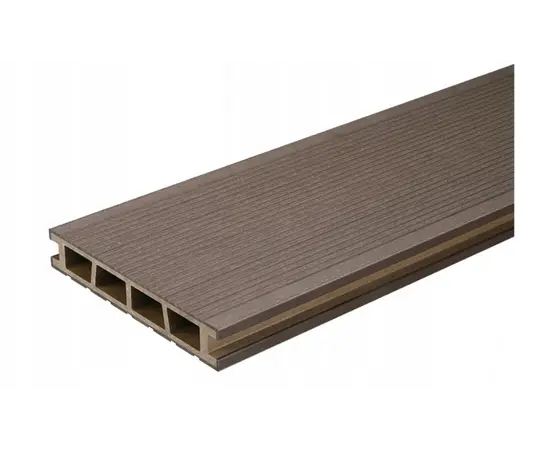 ტერასის დაფა Bergdeck Walnut Brushed 150x25x2400 მმ  1ც=0,36მ²