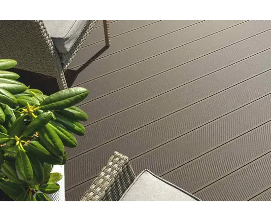 ტერასის დაფა BERGDECK WOOD Nut Brushed 1ც=0,36მ² 150x25x2400 მმ