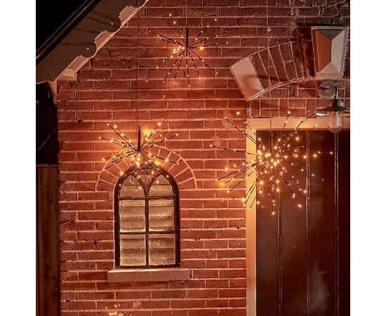 Гирлянда новогодняя LED polestar outdoor dia45cm black/classic warm