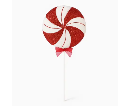 საახალწლო დეკორაცია კამფეტი A3-52459R+W