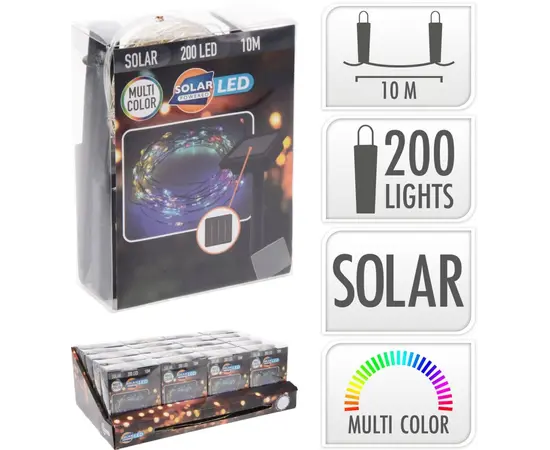 Гирлянда новогодняя solar lighting 200led