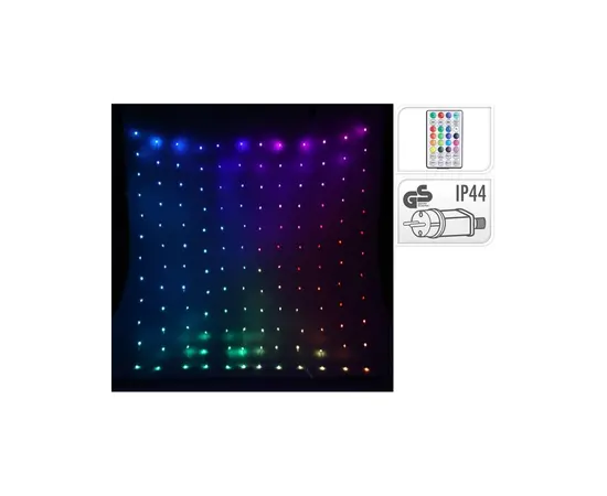 Гирлянда новогодняя curtain lights 400led rgb