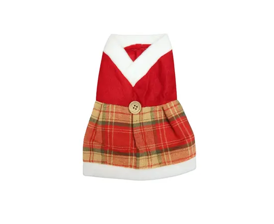 საახალწლო დეკორაცია ბოთლისთვის 13 x 29 სმ