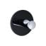 Крючок для полотенец самоклеющийся Bisk Style D5 silver black
