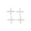 Remote crosses Hardy 2040-620030 3 mm