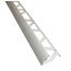 Profile aluminum for tiles 10 mm/2.7 m white