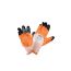 Glove orange nitrile coated M2M 300/135 S10