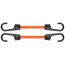 Rubber cord with hooks Bradas BCH2-08080OR-B 0.8x80 cm 2 pcs