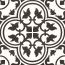 Porcelain tile Ege Seramik Laval Black T:9 330x330 mm