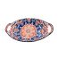 Bowl ceramic DONGFANG blue/orange 27.5 cm QT025-11 22016