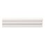 Extruded ceiling plinth Solid C04/50 white 46x46x2000 mm