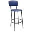 Bar stool with backrest round 65 cm
