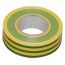 Insulation tape IEK 0.13х15 mm 10 m yellow green