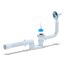 Bath siphon switch with flat pipe ANI PLAST 40х50 C6055EU