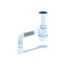 Siphon with flexible pipe ANI PLAST 1/2"40х40/50 A0115EU