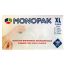 Powder free vinyl gloves Monopak 02444 XL 100 pc