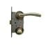 Set handle and WC lock BT Group KUGU AGB 70 mm. nickel