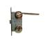 Set handle and lock BT Group EFES AGB 70 mm. nickel