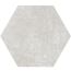 Porcelain tile Geotiles Hexa Groundhex Perla 258x290 mm