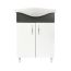 Bathroom furniture with washbasin Denko Trend 55 WhiteAntracite Grey