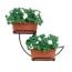 Flower pendant Metallurgica Buzzi Luna for Wall with self-watering box 40x13xh43 cm