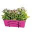 Flower pendant Metallurgica Buzzi Melody Color for Balcony with self-watering box 50x17xh17 cm