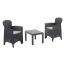 Garden furniture set Koopman 042280180 table and 2 chairs
