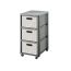 Chest of drawers Rotho 3 x A4 with wheels COUNTRY anthracite cappuccino