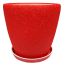 Flower Pot Ceramic with a stand Grace N1 Red Silk
