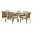 Wooden furniture set Gardenline Jack Dining Table 1700x900x750H mm