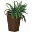 Горшок цветочный коричневый Keter Small Rattan Planter-BRW590 28.5x28.5x43.5 cm