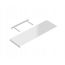 Shelf with concealed fixing white Velano FSG 80/24 795x235 mm