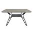 Rectangular table with iron legs Sofia MR-1480S 140x80 cm