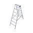 Aluminum ladder Krause 120434 Dopplo 2x7 130 cm