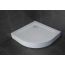 Shower tray New Trendy Mild Stone White B-0517 90X90X11.5 cm oval +S-0041