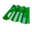 Монолитный профилированный поликарбонат "Borrex" зеленый 0,8х2000х1050