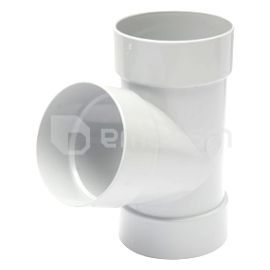 Tee pipe RainWay 75 mm 67° white