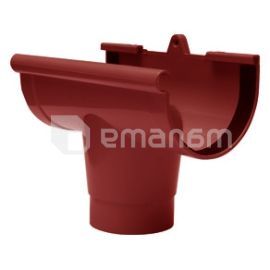 Gutter funnel RainWay 90 mm red